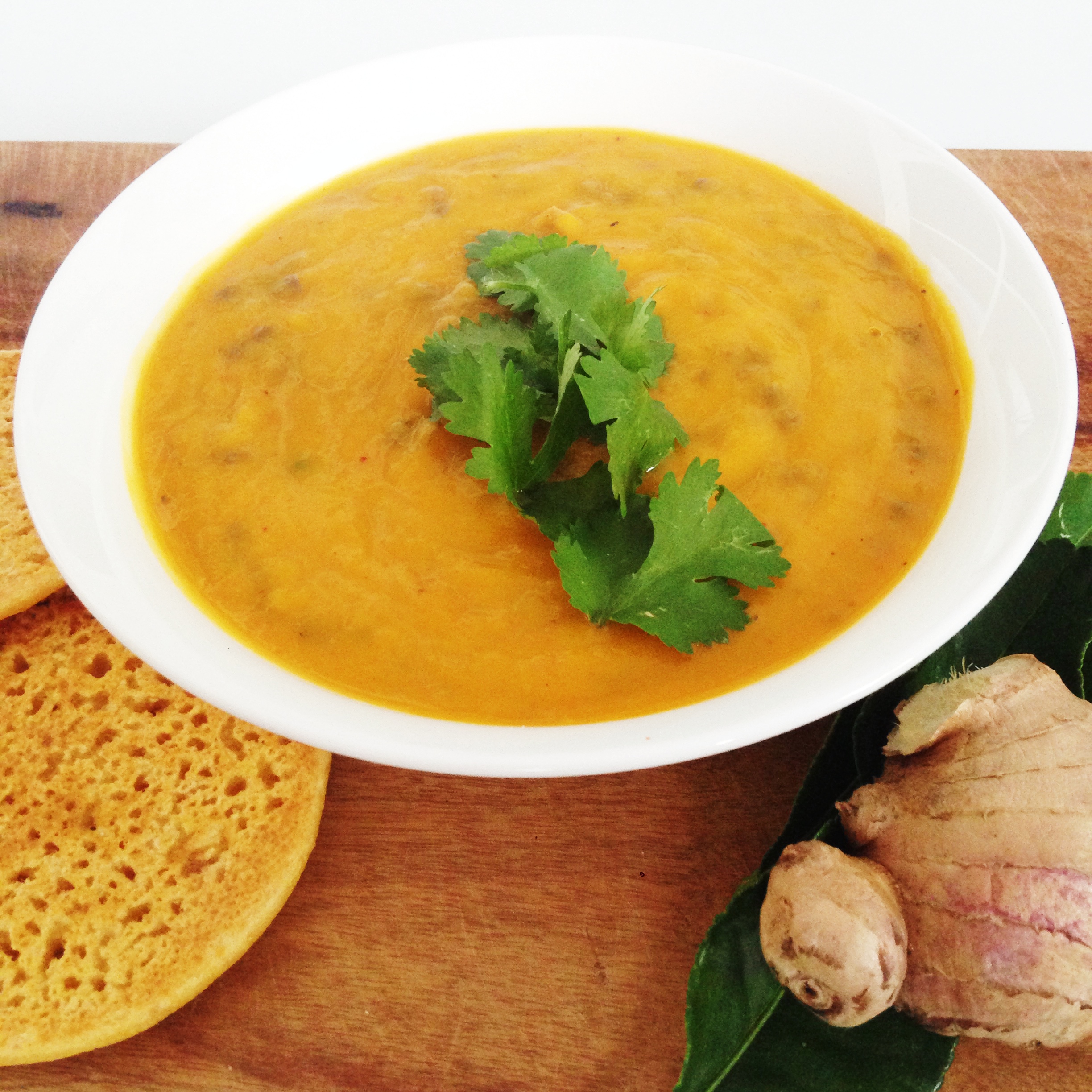 Red Curry and Pumpkin Soup